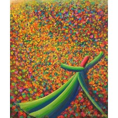 Khusro Subzwari, 16 x 20 Inch, Acrylics on Canvas, Figurative Painting, AC-KS-277